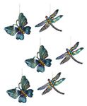 Gisela Graham 12cm Peacock Butterfly or Dragonfly (Choice of 2)