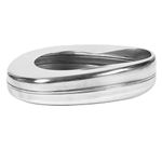 Angoily 1pc Toilet Seat for Elderly Pan with Lid Stainless Steel Saucepan Male Bed Pan Portable Elderly Bed Urine Pot Horizontal Bed Pan for Bedridden Elderly Metal