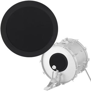 IMPRESA [2 Pack] Kick Drum Mute Pads for Silent Bass Drum - Mute Pad for Quiet Drum Practice - Practice Peacefully with Drum Dampeners - Kick Drum Practice Pad for Drum Muffling - Drum Mutes Pack