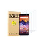 Tznzxm Screen Protector for ZTE Avid 579 / ZTE Blade A3 2020Tempered Glass Screen Protector, Case Friendly 9H Hardness HD Anti-Scratch, Anti-Fingerprint,Bubble Free Film for ZTE Avid 579 [3-Pack]