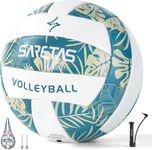 Saretas Volleyball Soft Play Volleyball - Official Size for Indoor, Outdoor and Beach Game Gym Workout - Play for Girls, Adults and Family.…