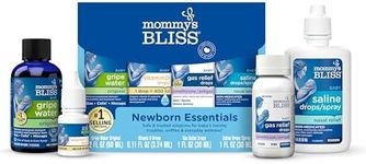 Mommy's Bliss Newborn Essentials Gift Set, Includes Gripe Water, Baby Vitamin D Drops, Baby Gas Drops, and Gentle Saline Drops/Spray