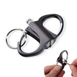 Labyrinxel Metal Match Lighter Keychain Permanent Match Infinity Lighter Compact Metal Fire Starter For Camping Outdoor Use Patio And Kitchen Lighting Needs