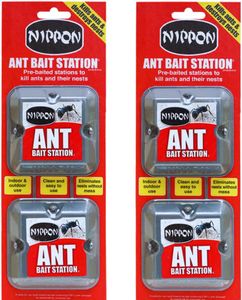 Nippon Ant Bait Station Twin Pack – Indoor & Outdoor Ant Killer Traps