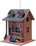 Home Bazaar Log Cabin Bird House