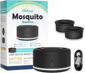 Mosquito Repellent Devices Electronic Rechargeable Insect Repellent 30ft Mosquito-Free Plant-Based Ingredients Mosquito Repeller, 2 Refills Included