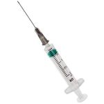 BD Emerald Syringe with Needle 2ml, Box of 100