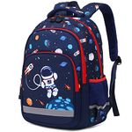 School Backpack for Girls Boys Teens, Kids Elementary Middle School Bag Bookbag (Astronaut)