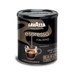 Lavazza Caffe Espresso Medium Ground Coffee, 8-Ounce Cans (Pack of 4)