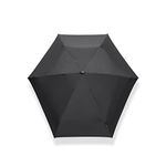 Senz° Micro Windproof Umbrella - 31.5 x 29.13 in - Manual Folding - Pure Black