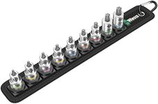 Wera 05003972001 Belt B 3 Torx HF Zyklop Bit Socket Set, 3/8", HF, (Pack of 10)