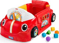 Fisher-Price Baby Toy Laugh & Learn Crawl Around Car Red Activity Center with Educational Music & Lights for Infants Ages 6+ Months