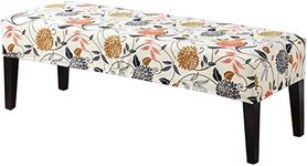 Street27® Printed High Stretch Bench Seat Cushion Slipcovers Washable Removeable Rectangular Bench Cover Furniture Protector Dining Chair Slipcovers for Living Room, Bedroom, Kitchen (Pattern37), Polyester