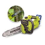 Sun Joe 24V-10CS Cordless Chain Saw, Kit (w/ 4.0-Ah Battery + Charger)