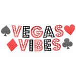 Casino Party Banner, Casino Themed Glitter Banner Vegas Vibes Banner Monte Carlo Poker Night Garland for Las Vegas Birthday Bachelorette Party Poker Party Decorations Supplies