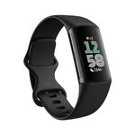 Fitbit Charge 6 Advanced Health and Fitness Tracker with Built-in GPS, Stress Management Tools, Sleep Tracking, 24/7 Heart Rate and more -- Black/Black