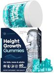 Height Growth Gummies Multivitamins, Natural Height Increase Supplement with Calcium, Zinc, K2 D3, Magnesium, Bone Strength Density Support, Grow Taller Gummies for Adults, Kids, Bone Support Complex