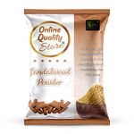 Online Quality Store chandan powder original-100g |Organic Sandalwood Powder |Chandan powder, face mask |Sandalwood Powder For Skin and body |chandan powder for puja |face mask