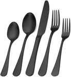 Matte Black Silverware Set, Satin F