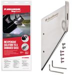 MEGAWARE KEELGUARD SkegGuard with Drain Hole - Protects Against Ramp Dragging Skeg Protector Fits Yamaha 150-175HP 2 & 4 Stroke 1984-Present, 200HP 4 St. Inline 4 2012-Present, 350 4 St. 2007-Present