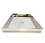 Prime Bakers and Moulders Stainless Steel Sweet Rectangle Tray 1 inch deep (9x7 Inch)