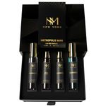 Nourish Mantra NM New York Metropolis Man Luxury Perfume Set Of 4 | Premium Luxury Perfumes | birthday gift for men | Perfume For Men long lasting smell | 15 ml Each