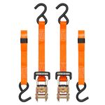 SmartStraps Ratchet Straps - 10ft OR Padded Ratchet HDuty 2pk 3,000lb