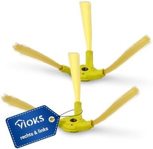 VIOKS Juego de cepillos de Repuesto para LG ABC73129901 ABC73130001, cepillos Laterales Derecho e Izquierdo, para Aspirador Robot Robokin VR62601LV VR6260LV VR6260LVM