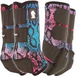 Classic Equine Legacy2 Front and Hind Support Boots, Poison, Medium