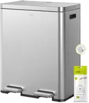 EKO Edison Dual Trash Can for Recyc