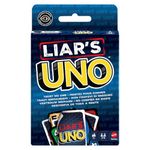 ​Mattel Games Liar’s UNO Card Game for Adults, Kids, Families, Parties & Game Nights, Travel Fun, Outwit Other Players with Bluffing & Trickery
