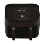 Instant Pot - Versazone Dual Black Air Fryer - Large 8.5L, Family Size - Single Double Basket with Divider - 8 in 1 - Food Dehydrate, Grill, Bake, Roast, Reheat, Non-Stick, Easy Clean, Dishwasher Safe