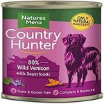 Natures Menu Country Hunter Dog Food Can Wild Venison Can (6 x 400g)