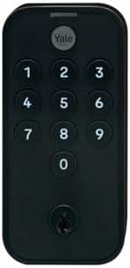 Yale Tye Digital Door Lock with Electronic Keypad for Interior/Exterior Doors | Compatible for Home, Office, Hotel, Store Room & Garage with 35-45.5mm Door Thickness | 1 Year Warranty (Black)