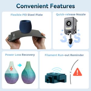 FLASHFORGE Adventurer 5M 3D Printer – High-Speed FDM Printing