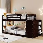 Twin Over Twin Bunk Bed with Drawer