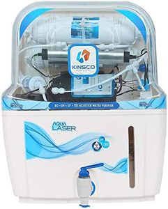 Kinsco Genuine Aqua Laser 15 Litre RO + Uv + UF + TDS Adjuster Water Purifier for home office