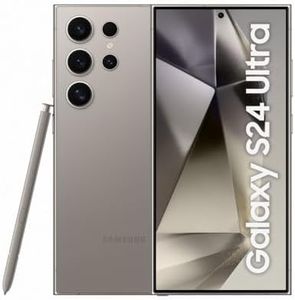 Samsung Galaxy S24 Ultra, AI Android Smartphone, 12GB RAM, 512GB Storage, 200MP Camera, S Pen, Long Battery Life, Titanium Gray, 3 Year Manufacturer Extended Warranty (UK Version)