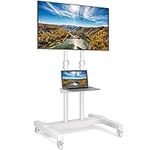 Rfiver Mobile TV Stand Rolling Cart