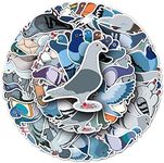 Pigeon Stickers, 50PCs Pack, Cute A