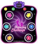 Dhapy Dance Mat For Kids - Light Up Dance Pad for Girls, Bluetooth Support, Built-in Music, Dancing Toy with 6 Game Modes & 3 Challenge Levels, Christmas Birthday Gifts for Girls Boys Age 3+