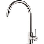 Ibergrif, High Spout Kitchen Tap, Sink Mixer with 360° Rotation, Stainless