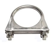 3 Inch Stainless Steel Heavy Duty U-Bolts Round Clamps (76mm)