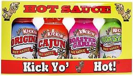 Ass Kickin Hot Sauce Mini Bottles, 75 Ounce, Pack of 4