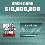 Fexqon Grand Theft Auto Online - $10,000,000 Megalodon Shark Cash Card Pc (No Cd/Dvd)