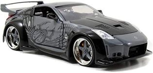 Jada Toys Fast & Furious 1:24 D.K.'s Nissan 350Z Die-cast Car, Toys for Kids and Adults, Grey and Black (97172)