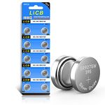 LiCB 10 PCS SR927SW LR927 AG7 SR929SW 395 399 1.55V Button Cell Watch Batteries