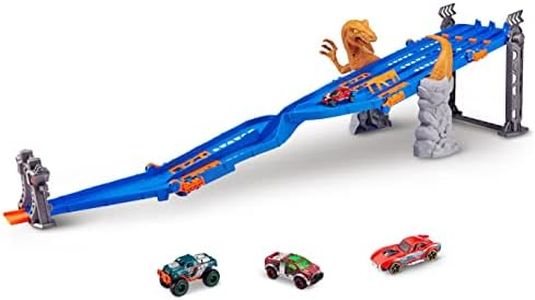 Pista con 4 carriles ¡Furia del Raptor! de METAL MACHINES