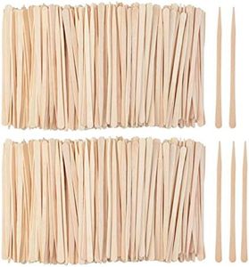 1200 Pack Wooden Waxing Sticks Wax Spatulas Sticks Small Wax Applicator Sticks Wood Craft Sticks Spatulas Applicator for Hair Eyebrow Nose Removal (Without Handle)