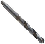 Chicago Latrobe 110 High-Speed Steel Taper Shank Drill Bit, Black Oxide Finish, 3 Morse Taper Shank, 118 Degree Conventional Point, 1" Size